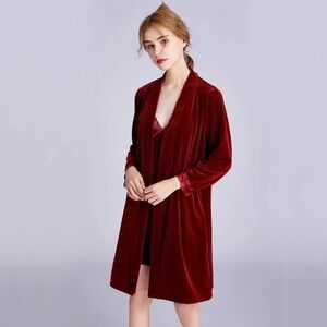 VELVET holiday ROBE, large